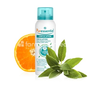 Puressentiel Spray Tonifiant Circulation cu 17 Uleiuri 100ml