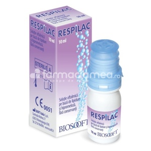 Respilac free, hidrateaza si lubrifiaza, 10ml, Biosooft