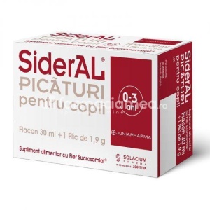 Sideral pic pt Copii 0-3a 30ml+1.9g Solacium