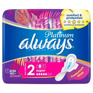 Tamp Always Platinum Super x 7buc (mar2)