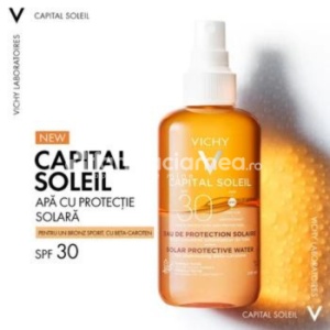 Vichy Capital Soleil Apa de Protectie Solara Bronz SPF30+ 200ml
