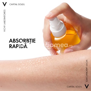 Vichy Capital Soleil Apa de Protectie Solara Bronz Sporit SPF50 200ml - Img 7