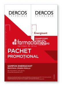 Vichy Dercos Sampon Energizant impotriva Caderii Parului Pachet Promotional