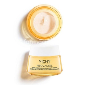 Vichy Neovadiol Post Menopause Crema de Noapte cu Efect de Refacere a Lipidelor si Fermitate 50ml - Img 2