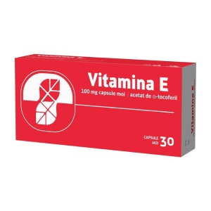 Vitamina E 100mg x 30cps moi (2blst x 15cps) Biofarm