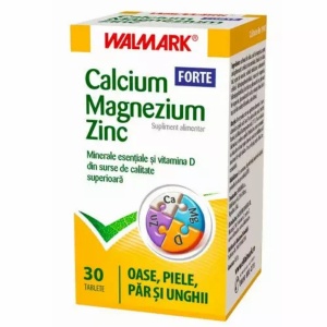 Walmark Calciu Magneziu Zinc Forte x 30cpr