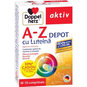 A-Z Depot cu Luteina, 30+10 comprimate Cadou Doppelherz