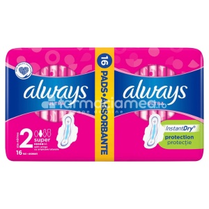 Absorbante Ultra Super Plus Duo, 16 bucati, Always