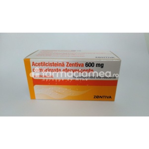Acetilcisteina Zentiva 600 mg x 10cpr eff