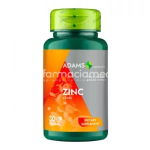 Adams Zinc 15mg, 30 tablete