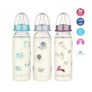 Baby Nova 47010 Biberon PP Decor Animalute 240ml