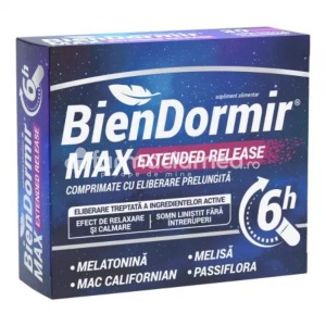 Bien Dormir Max Extended Release, 30 capsule Fiterman