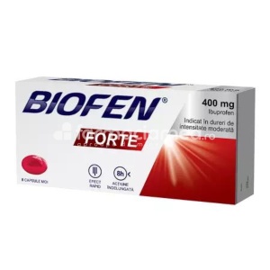 Biofen Forte 400mg x 8cps moi Biofarm