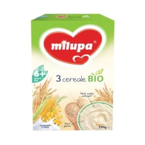 Cereale Bio 3 cereale, 250g, Milupa