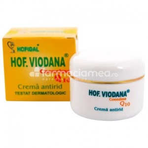 Crema antirid cu coenzima Q10 Hof Viodana, 50 ml, Hofigal