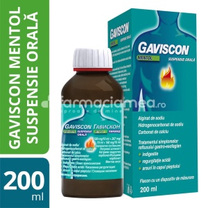Gaviscon Mentol susp orala 200ml Reckitt