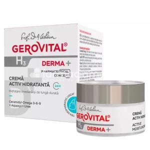 Gerovital H3 Derma+ Crema Activ Hidratanta 24H 50ml