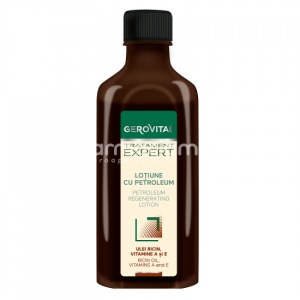 Gerovital Tratament Expert Lotiune Regeneranta cu Petroleum 100ml