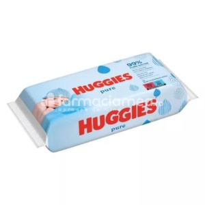 Huggies Pure Servetele Umede Copii x 56buc