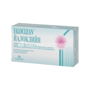 Ialoclean, contine acid hialuronic, musetel si N Acetilcisteina, recomandat pentru tratarea durerii in gat, amelioreaza tusea, raguseala, senzatia de corp strain in gat, efect protector, calmant si antiinflamator, 30 comprimate orodispersabile, Farma