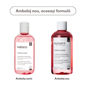 Ivatherm Ivadermaseb Gel de Spalare Calmant 250ml