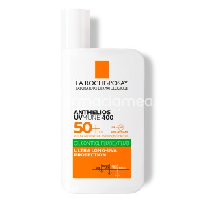 La Roche Posay Anthelios UVmune Oil Control Fluid Invizibil SPF50+ 50ml - Img 3