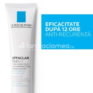 La Roche Posay Effaclar Duo+ Crema corectoare anti-imperfectiuni, post-acnee, 40ml