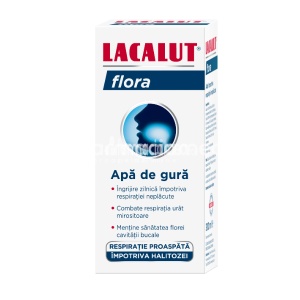 Lacalut Apa de Gura Flora Antiplaque 300ml