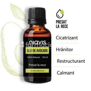 Niavis Ulei de avocado, cicatrizeaza, restructureaza, rol hranitor, 50 ml