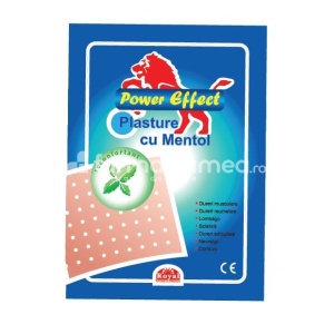 Plasture Antireumatic cu Mentol 12cm x 18cm, Royal Med