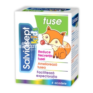 Salviasept Kids Tuse x 6acadele Zdrovit
