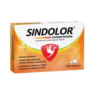 Sindolor 250mg/150mg/50mg x 12cpr Fiterman