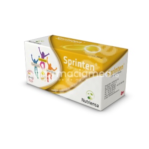 Sprinten, articulatii, sustine sinteza de colagen, reduce rigiditatea articulatiilor, imbunatateste mobilitatea, 60 de comprimate filmate, Antibiotice