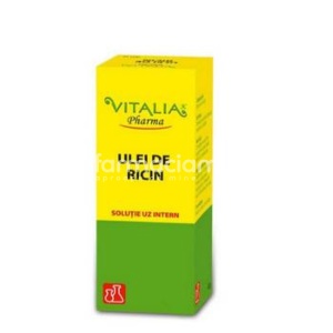 Ulei de ricin, laxativ in constipatia acuta, 20g, Vitalia Pharma