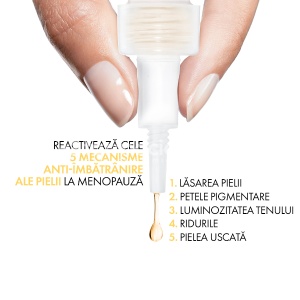 Vichy Neovadiol Peri & Post Menopause Meno 5 Bi-Serum cu Efect de Fermitate si Uniform. Ten 30ml - Img 3