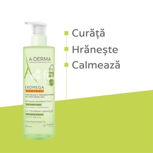 A-Derma Exomega Control Gel Spumant 2in1 500ml