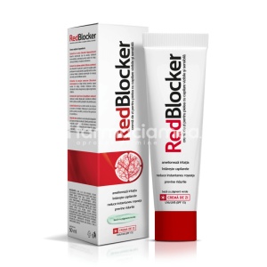 Aflofarm RedBlocker Crema de zi cu pigment de acoperire anti-roseata, 50 ml