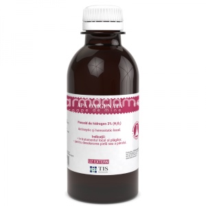 Apa oxigenata 3%, dezinfectant local, antiseptic, antimicrobian, 170ml, Tis Farmaceutic