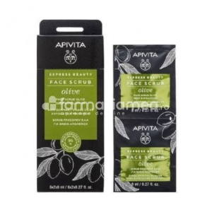 Apivita Express Exfoliant Masline 8ml x 2buc