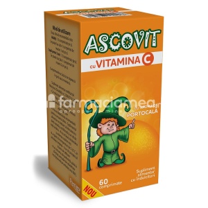 Ascovit Portocale 100mg x 60cpr Omega Pharma
