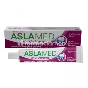 Aslamed Pasta Dinti Gingii Sanatoase 75ml