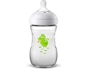 Avent Biberon Natural Ultra Soft cu dragon, 260ml - Img 2