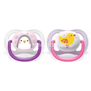 Avent Philips SCF080/06 Suzeta Ultra Air Design Figurine Fete 0-6luni x 2buc - Img 2