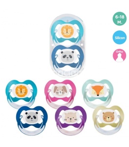 Baby Nova 27251 Suzete Simetrice Decorate Talia 2 (6-18luni)