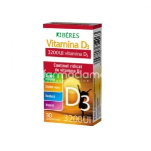Beres Vitamina D3 3200UI x 30cpr