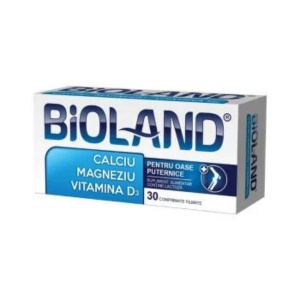 Bioland Calciu Magneziu Vit D3 x 30cpr Biofarm