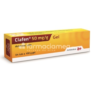 Clafen 50 mg/g gel 100g, Antibiotice