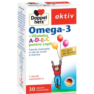Doppelherz Aktiv Omega 3+Vit A+D+E+C pt Copii x 30cps mast