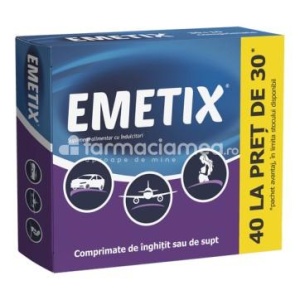 Emetix, 30 cpr + 10 cpr gratuit, Fiterman