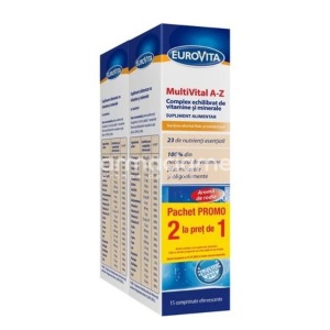 Eurovita MultiVital A-Zx 15cpr eff OMP 1+1